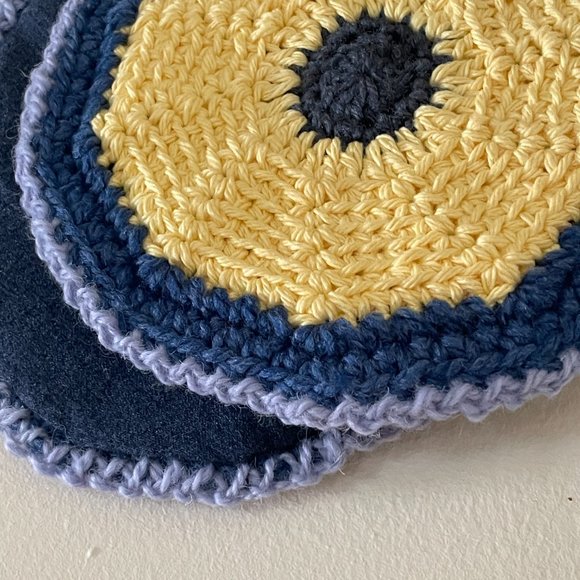 Crochet Pot Holders, Crochet Farmhouse Decor, Handmade Potholders - Picture 3 of 11